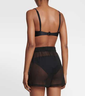 Shorts trasparenti a vita alta | Jade Swim