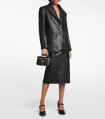 Schultertasche Mini aus Leder | Prada