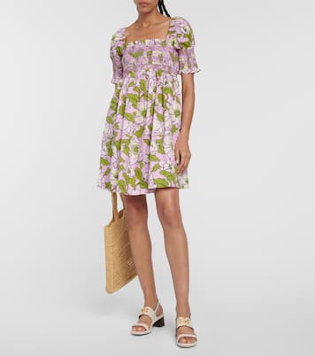 Bedrucktes Minikleid aus Baumwolle | Tory Burch