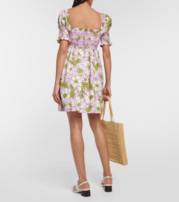 Bedrucktes Minikleid aus Baumwolle | Tory Burch