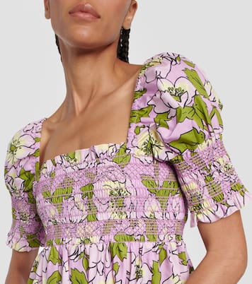 Bedrucktes Minikleid aus Baumwolle | Tory Burch