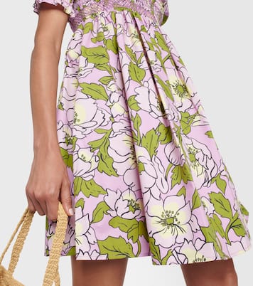 Bedrucktes Minikleid aus Baumwolle | Tory Burch