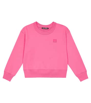 Felpa Mini Fairah Face in cotone | Acne Studios Kids