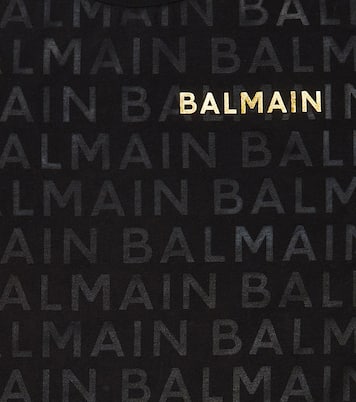 Logo cotton jersey T-shirt | Balmain Kids