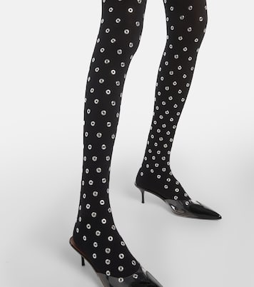 Studded high-rise tights  | Alaïa