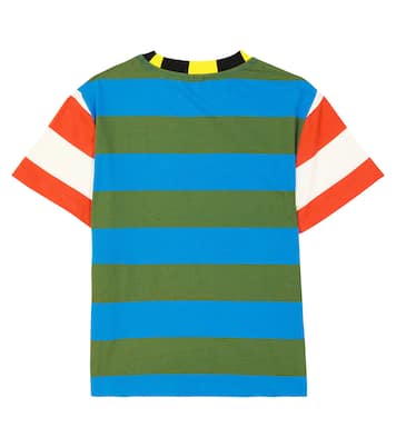 T-shirt in misto cotone a righe | Stella McCartney Kids