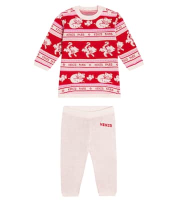 Baby - Felpa e pantaloni in cotone | Kenzo Kids