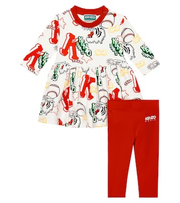 Bébé – Ensemble robe et legging en coton | Kenzo Kids