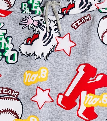 Gonna in cotone con stampa | Kenzo Kids