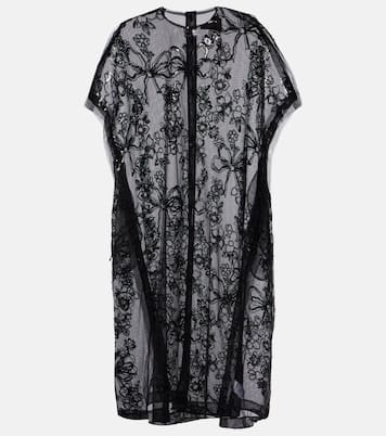 Robe midi en tulle à ornements | Simone Rocha