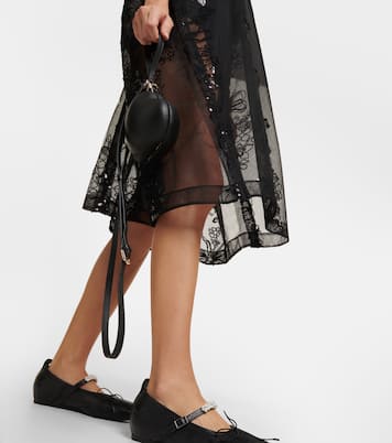 Robe midi en tulle à ornements | Simone Rocha