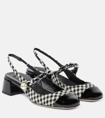 Gingham slingback pumps | Miu Miu