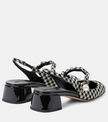 Gingham slingback pumps | Miu Miu