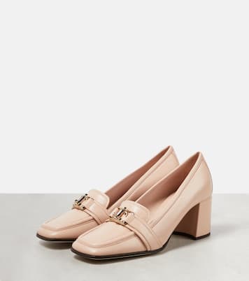 Evin 65 leather loafer pumps | Jimmy Choo
