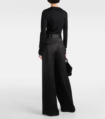 Simone pleated wide-leg pants | Khaite