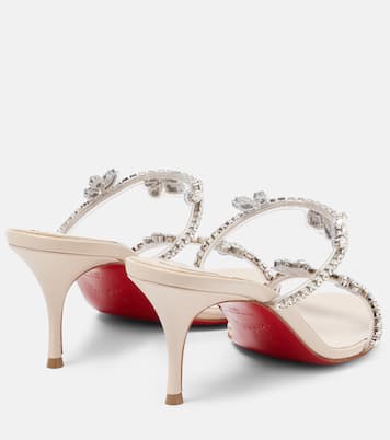 Sandalen Just Queen 70 aus Leder mit Kristallen | Christian Louboutin