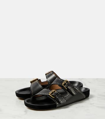 Lennyo leather slides | Isabel Marant