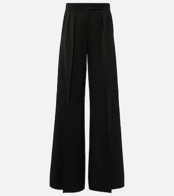 Pantalon ample Libbra en laine et mohair | Max Mara