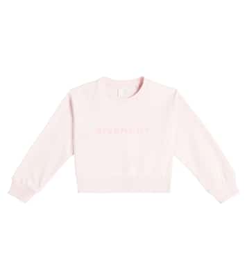 Sudadera de jersey de algodón con logo | Givenchy Kids