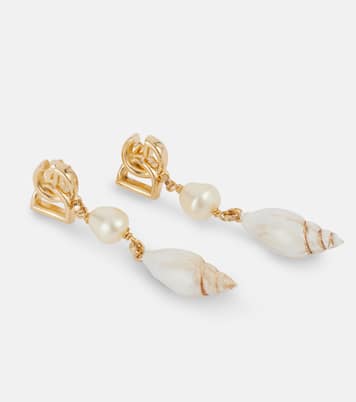 Boucles d’oreilles Capri DG à perles fantaisie | Dolce&Gabbana