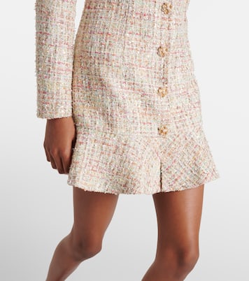 Embellished bouclé minidress | Self-Portrait