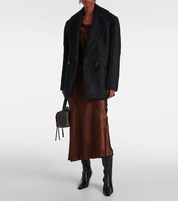 Opeala wool and mohair-blend coat | Acne Studios