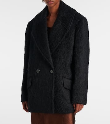 Opeala wool and mohair-blend coat | Acne Studios