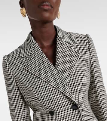 Houndstooth wool-blend blazer | Dolce&Gabbana