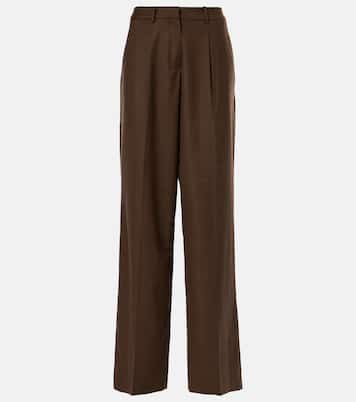 Pantaloni in lana a gamba larga | Magda Butrym