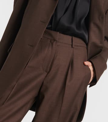 Pantaloni in lana a gamba larga | Magda Butrym