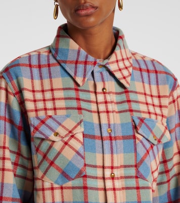 Al’s Run plaid cashmere shirt | God's True Cashmere