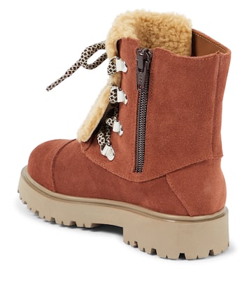 Stivali in suede con shearling sintetico | PèPè