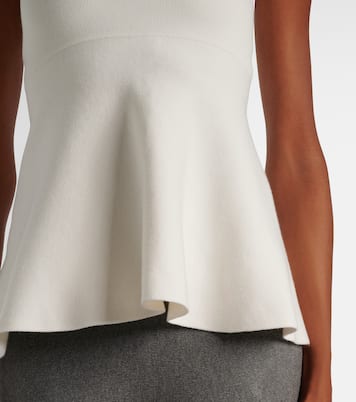 Agathe knitted peplum top | The Frankie Shop