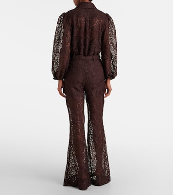 Lace flared pants | Zimmermann