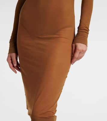 Robe midi à col roulé | Saint Laurent