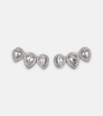 Orecchini Kanika in oro bianco 18kt con diamanti | Kamyen
