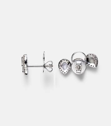 Orecchini Kanika in oro bianco 18kt con diamanti | Kamyen