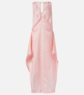 Robe longue Kenith en coton | Khaite