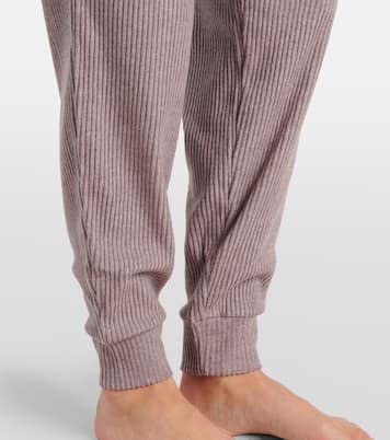 Muse ribbed-knit sweatpants | Alo Yoga