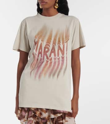T-shirt Zoeline en coton à logo | Marant Etoile