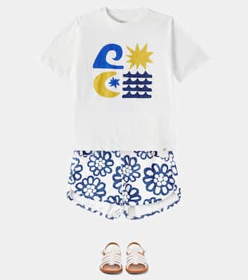 Camiseta de jersey de algodón estampada | Fábula