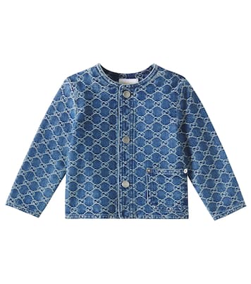 Bebé - chaqueta de denim con GG en jacquard | Gucci Kids