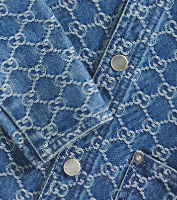 Bebé - chaqueta de denim con GG en jacquard | Gucci Kids