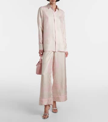 Camicia La Coupe Des Dieux in seta | Versace