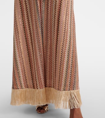 Kaftan aus Strick mit Pailletten | Missoni