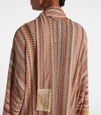 Kaftan aus Strick mit Pailletten | Missoni
