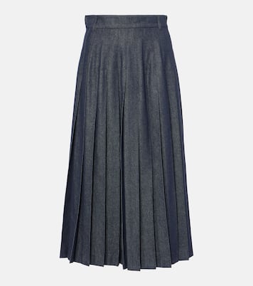 Gonna midi di jeans Vale a pieghe | 'S Max Mara