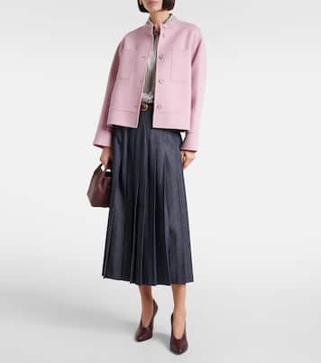 Gonna midi di jeans Vale a pieghe | 'S Max Mara