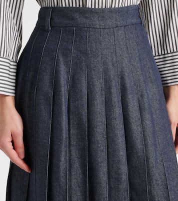 Gonna midi di jeans Vale a pieghe | 'S Max Mara
