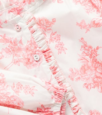 Top Tiffani in cotone con stampa toile de jouy | C'era Una Volta